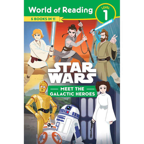Star Wars: World of Reading: Meet the Galactic Heroes (Lucasfilm Press)-Fiction: 歷險科幻 Adventure & Science Fiction-買書書 BuyBookBook
