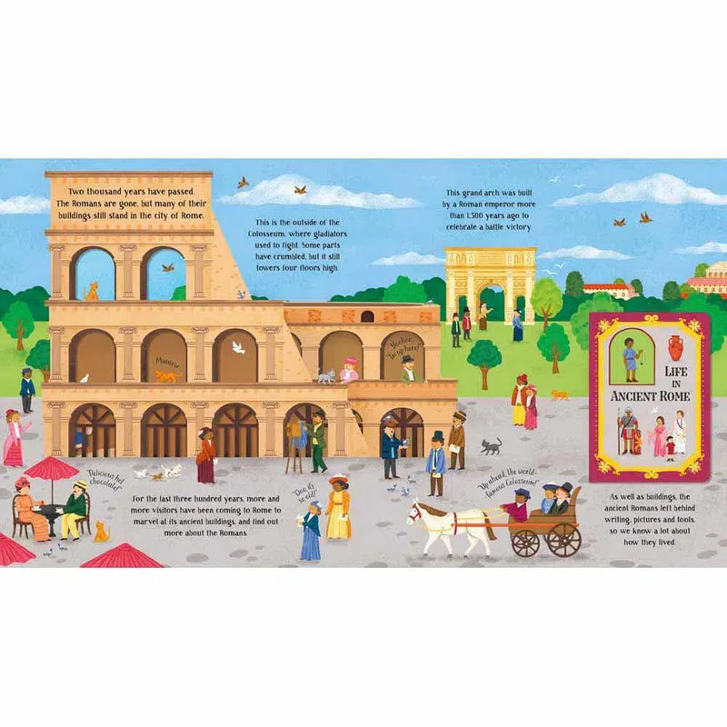 Step Inside Long Ago Ancient Rome Usborne