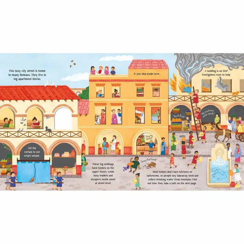 Step Inside Long Ago Ancient Rome Usborne