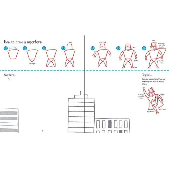 Step-by-step drawing people Usborne