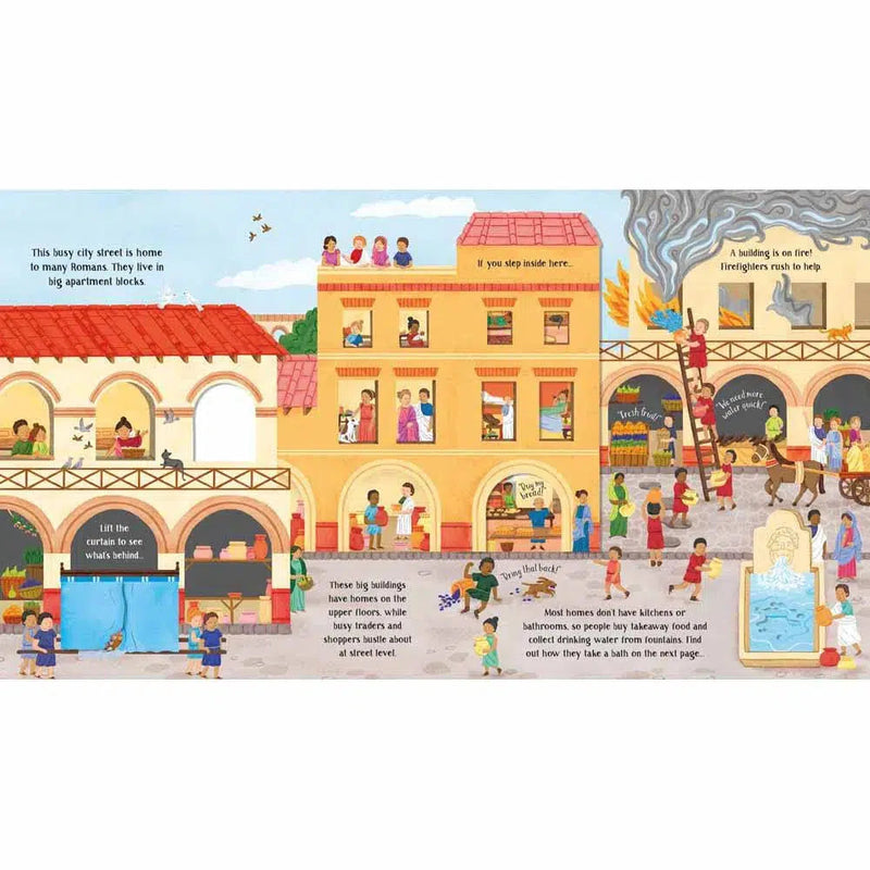 Step Inside Long Ago Ancient Rome Usborne