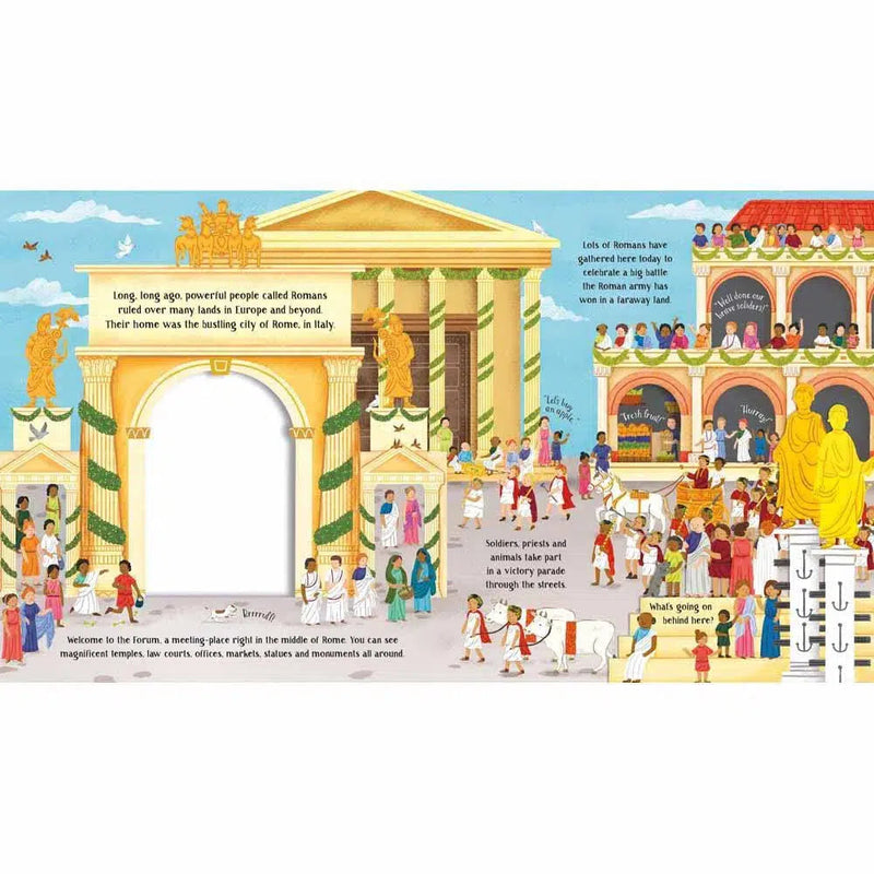 Step Inside Long Ago Ancient Rome Usborne