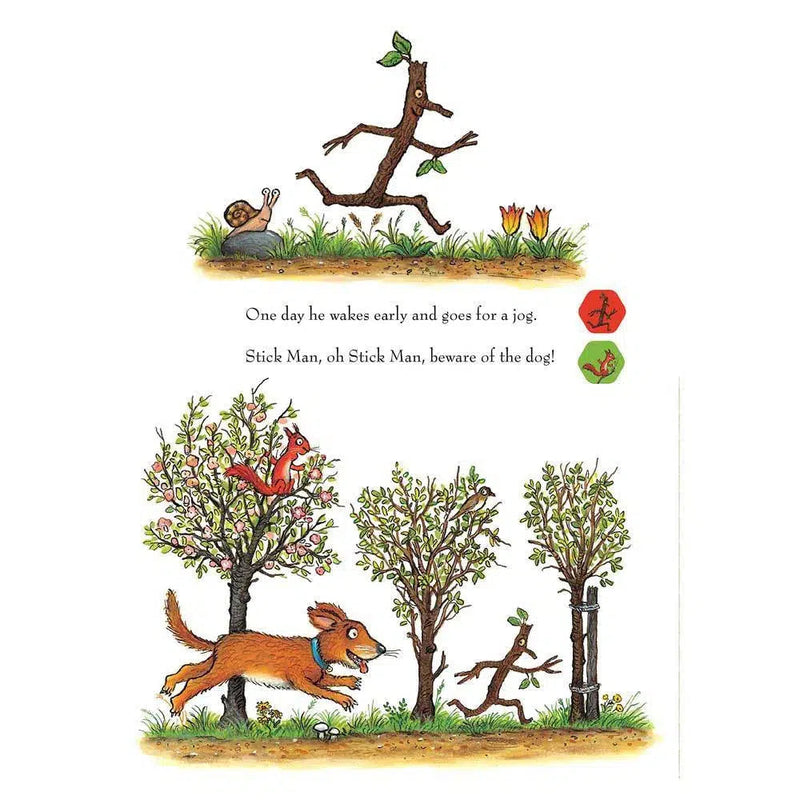 Stick Man (Book with CD) (Julia Donaldson)(Axel Scheffler) Scholastic UK