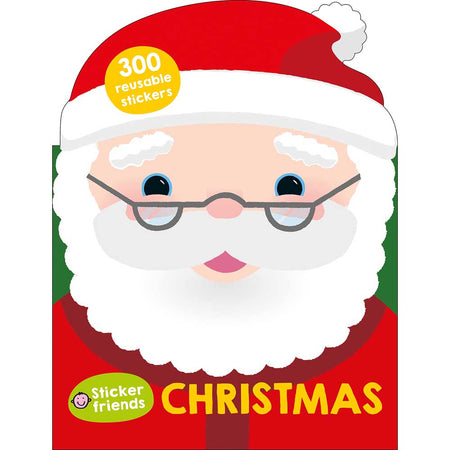 Sticker Friends Christmas - 300 Reusable Stickers-Activity: 繪畫貼紙 Drawing & Sticker-買書書 BuyBookBook