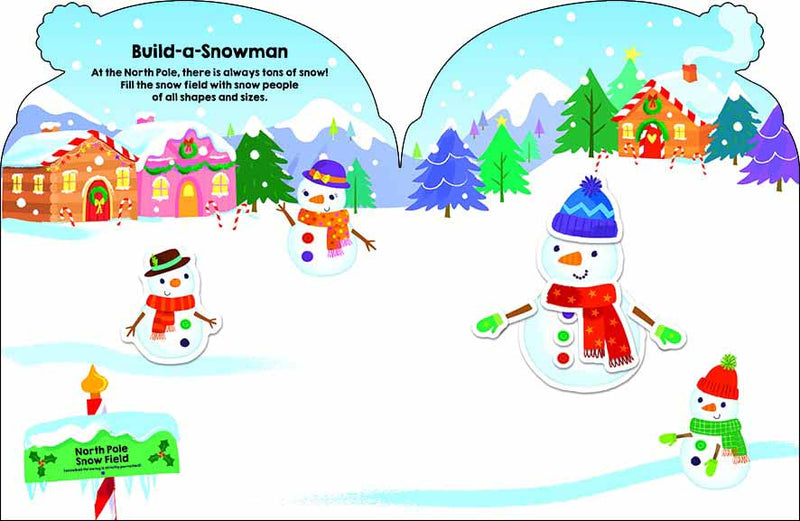 Sticker Friends Christmas - 300 Reusable Stickers-Activity: 繪畫貼紙 Drawing & Sticker-買書書 BuyBookBook