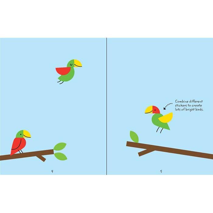 Sticker shapes zoo (Mini) Usborne