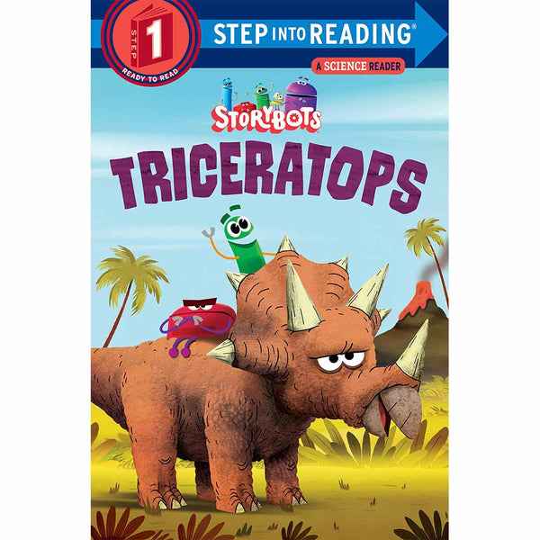 StoryBots: Triceratops (Step into Reading L1)-Fiction: 橋樑章節 Early Readers-買書書 BuyBookBook