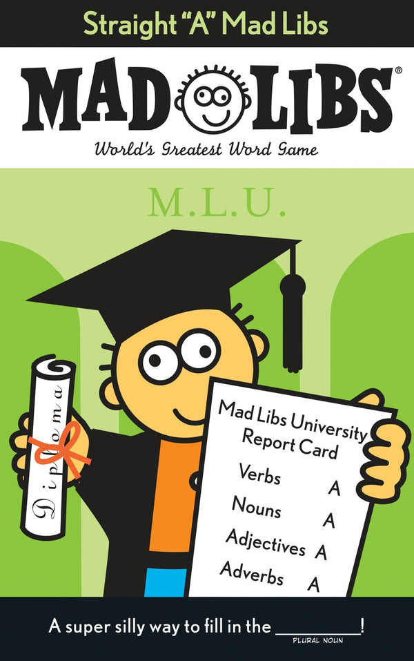 Straight "A" Mad Libs-Children’s interactive and activity books and kits-買書書 BuyBookBook