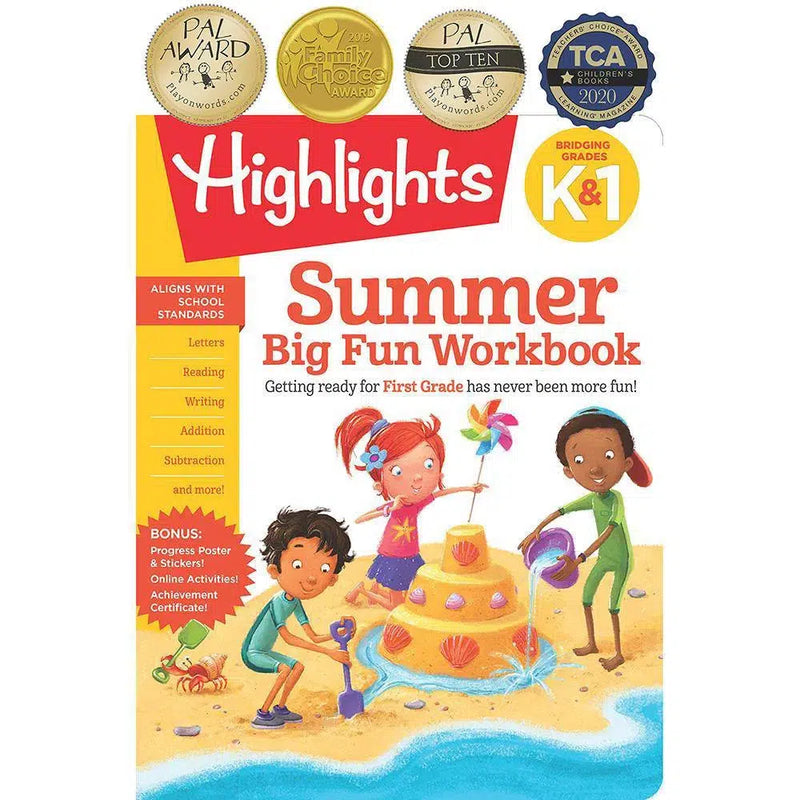 Summer Big Fun Workbook Bridging Grades K & 1-Children’s / Teenage general interest: General knowledge and interesting facts-買書書 BuyBookBook