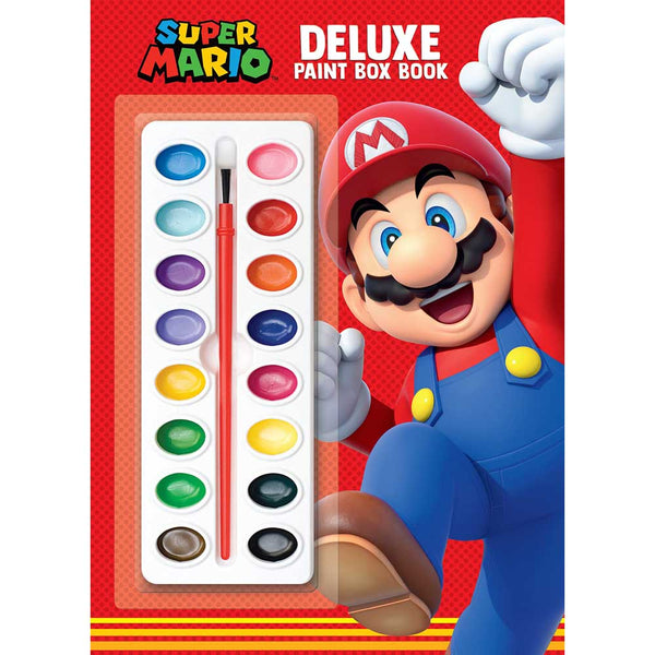 Super Mario Deluxe Paint Box Book (Nintendo)-Activity: 繪畫貼紙 Drawing & Sticker-買書書 BuyBookBook