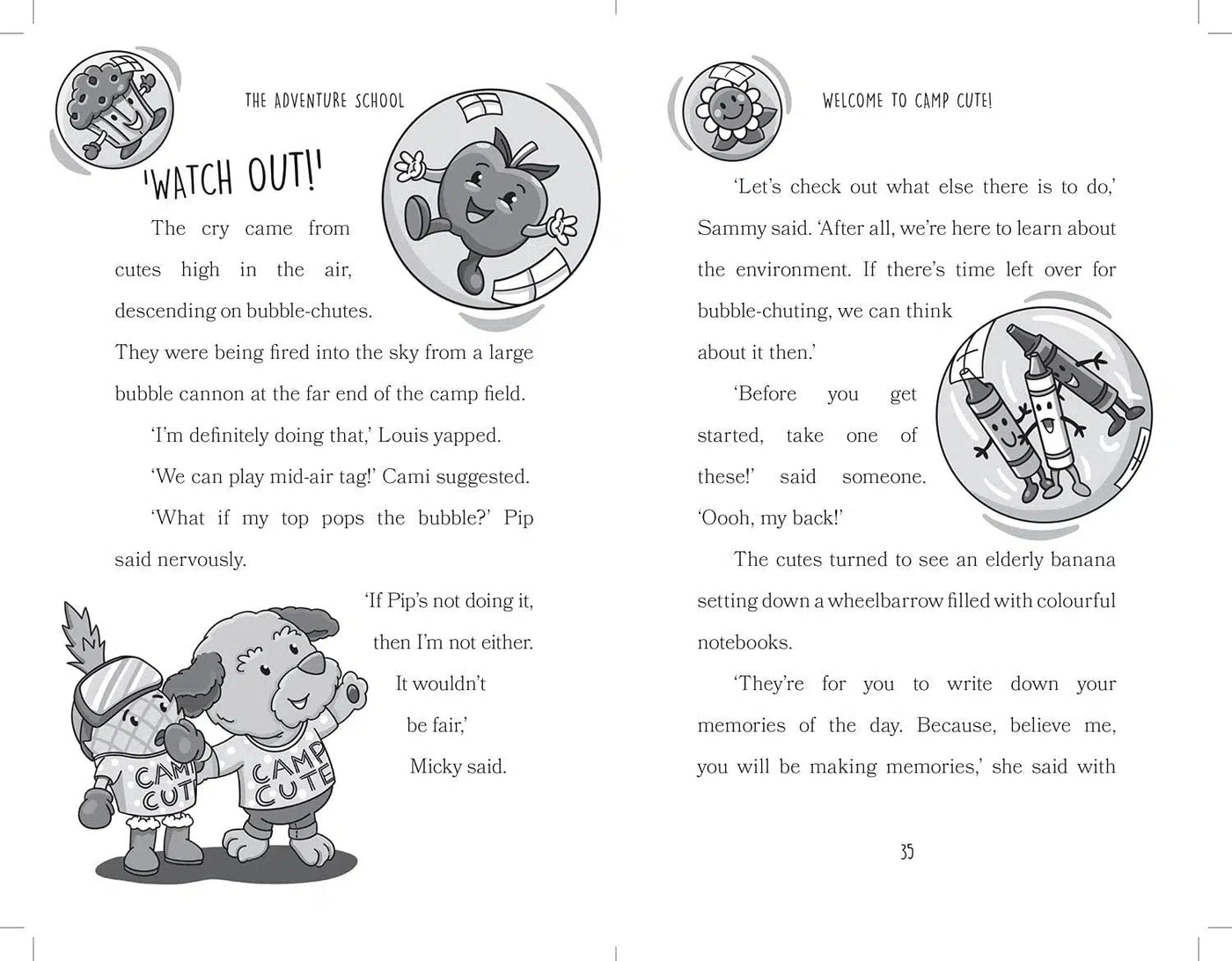 Super Cute #01 - The Adventure School (Pip Bird) Harpercollins (UK)