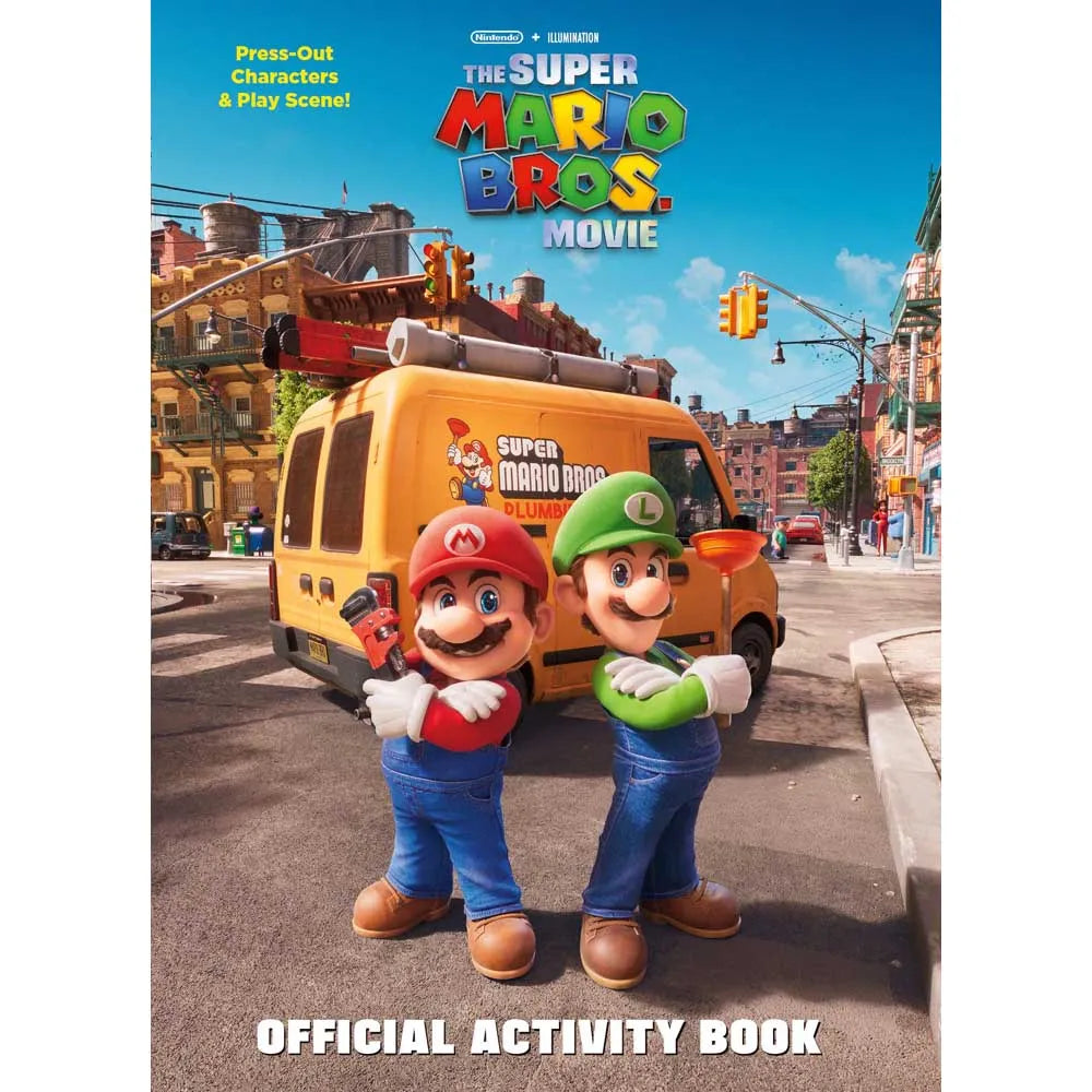 Super Mario Bros. Movie, The - Official Activity Book (Nintendo)-Activity: 繪畫貼紙 Drawing & Sticker-買書書 BuyBookBook