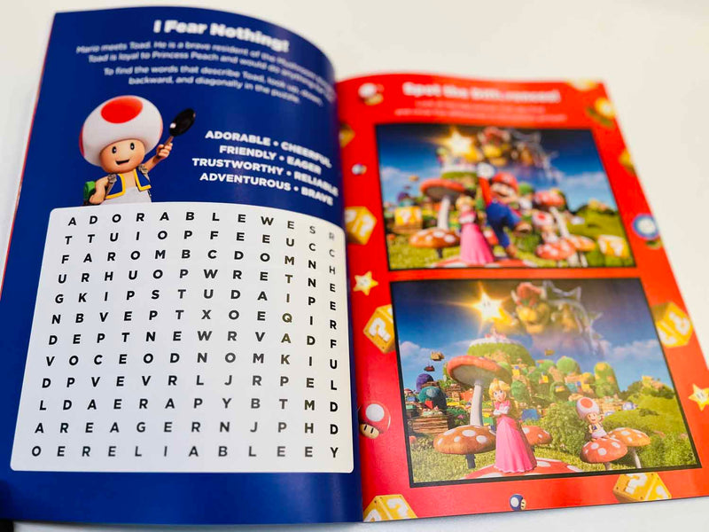 Super Mario Bros. Movie, The - Official Activity Book (Nintendo)-Activity: 繪畫貼紙 Drawing & Sticker-買書書 BuyBookBook