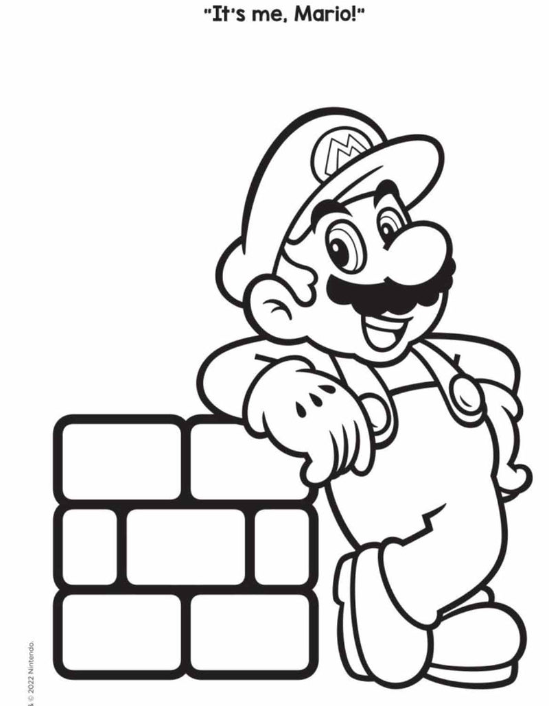 Super Mario Deluxe Paint Box Book (Nintendo)