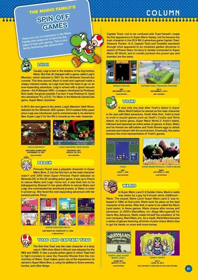 Super Mario Encyclopedia The Official Guide (Nintendo) (Hardback)-Nonfiction: 興趣遊戲 Hobby and Interest-買書書 BuyBookBook
