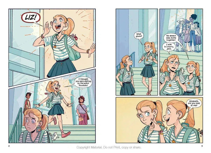 Sweet Valley Twins: Best Friends : (A Graphic Novel) (Nicole Andelfinger & Francine Pascal )-Fiction: 幽默搞笑 Humorous-買書書 BuyBookBook