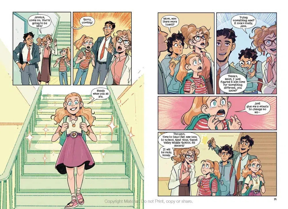 Sweet Valley Twins: Best Friends : (A Graphic Novel) (Nicole Andelfinger & Francine Pascal )-Fiction: 幽默搞笑 Humorous-買書書 BuyBookBook
