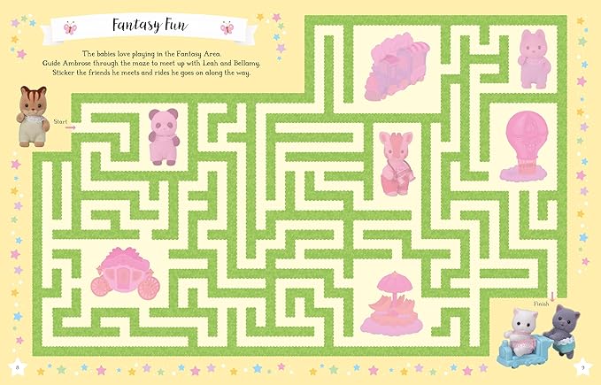 Sylvanian Families: A Day in Sylvanian Land Sticker Book