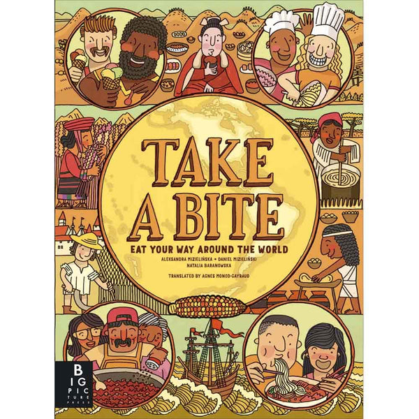 Take a Bite: Eat Your Way Around the World (Aleksandra Mizielinska)-Nonfiction: 參考百科 Reference & Encyclopedia-買書書 BuyBookBook