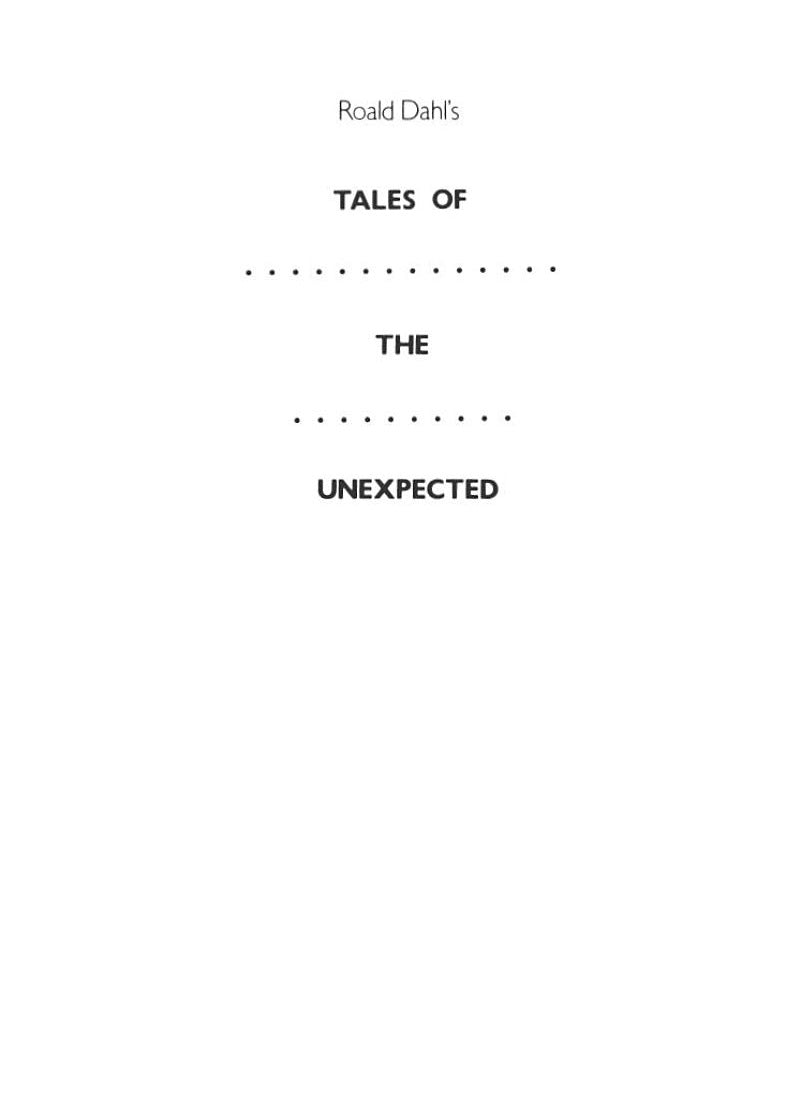 Tales of the Unexpected (Roald Dahl)