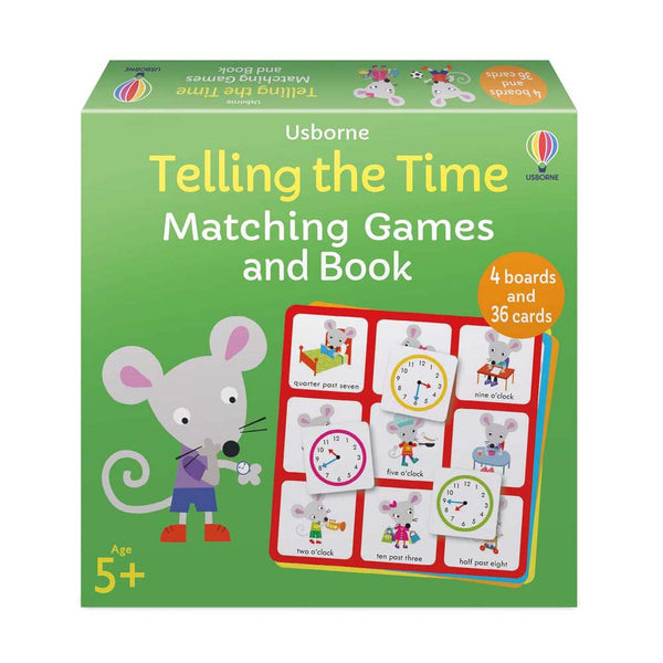 Telling the Time: Matching Games and Book (Kate Nolan)-Nonfiction: 學前基礎 Preschool Basics-買書書 BuyBookBook