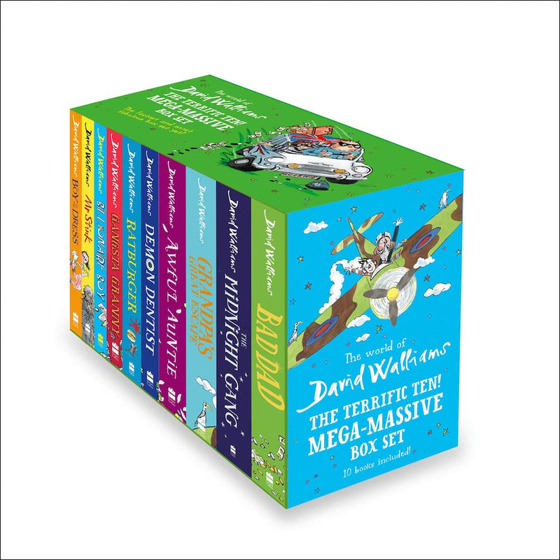 Terrific Ten, The: Mega-Massive Box Set(正版) (10 books) (Paperback)(David Walliams)(Tony Ross) Harpercollins (UK)