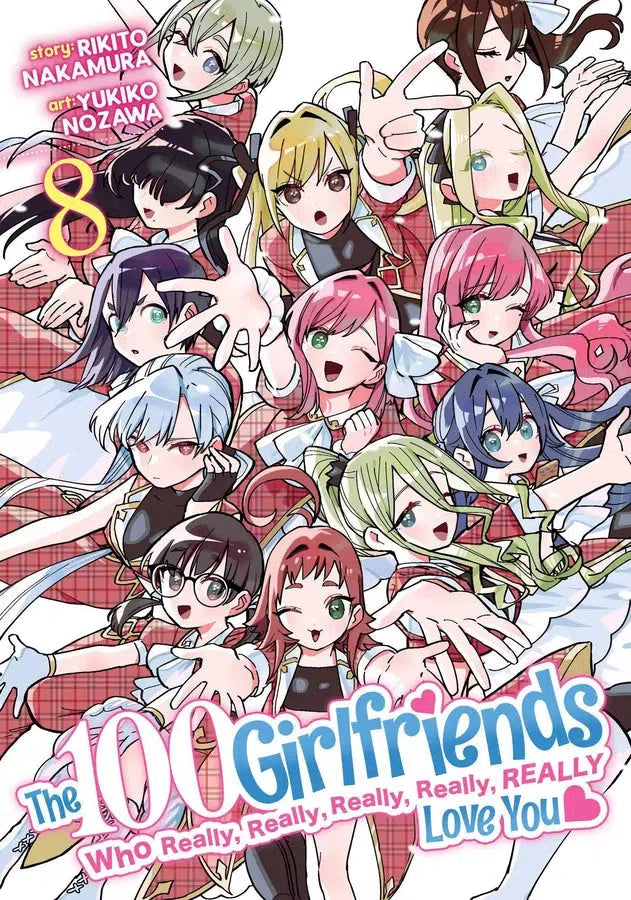 The 100 Girlfriends Who Really, Really, Really, Really, Really Love You Vol. 8-Manga and East Asian style / tradition comic books-買書書 BuyBookBook