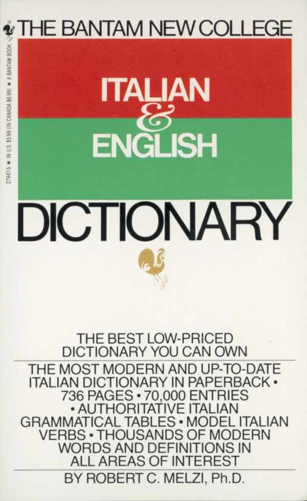 The Bantam New College Italian & English Dictionary-Language and Linguistics-買書書 BuyBookBook