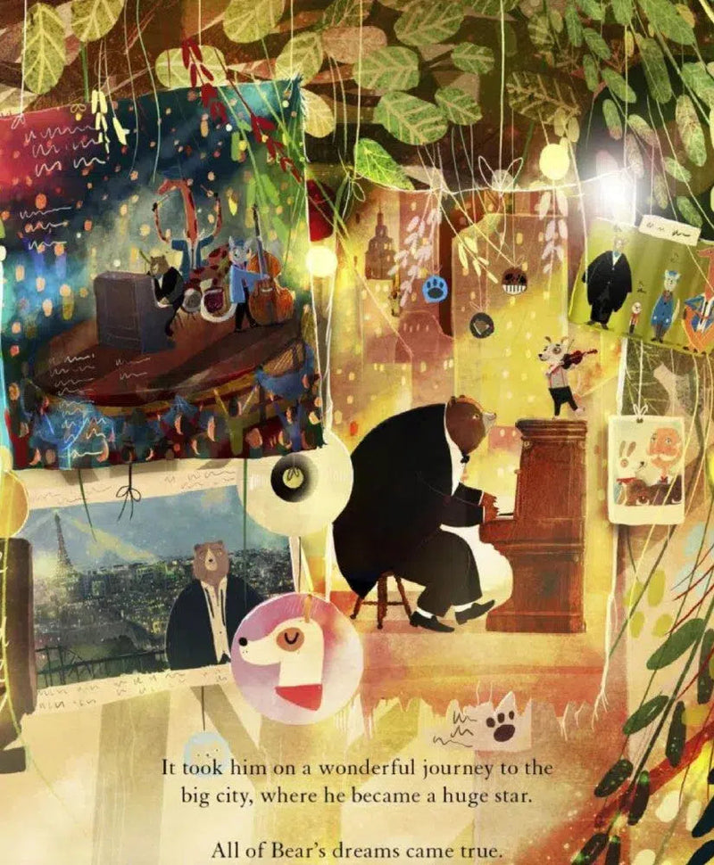 The Bear, the Piano and Little Bear's Concert (David Litchfield)-Fiction: 兒童繪本 Picture Books-買書書 BuyBookBook