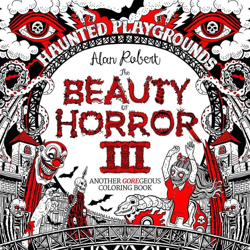 The Beauty of Horror 3: Haunted Playgrounds Coloring Book-Lifestyle and Leisure-買書書 BuyBookBook