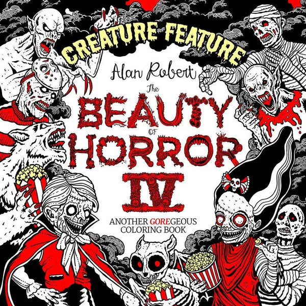 The Beauty of Horror 4: Creature Feature Coloring Book-Lifestyle and Leisure-買書書 BuyBookBook