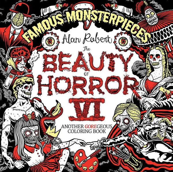 The Beauty of Horror 6: Famous Monsterpieces Coloring Book-Lifestyle and Leisure-買書書 BuyBookBook