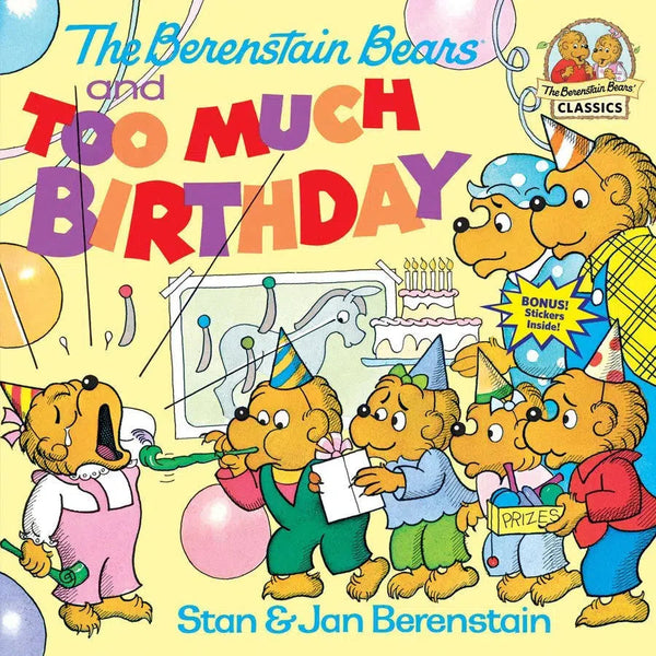 The Berenstain Bears and Too Much Birthday-Children’s / Teenage fiction: General and modern fiction-買書書 BuyBookBook