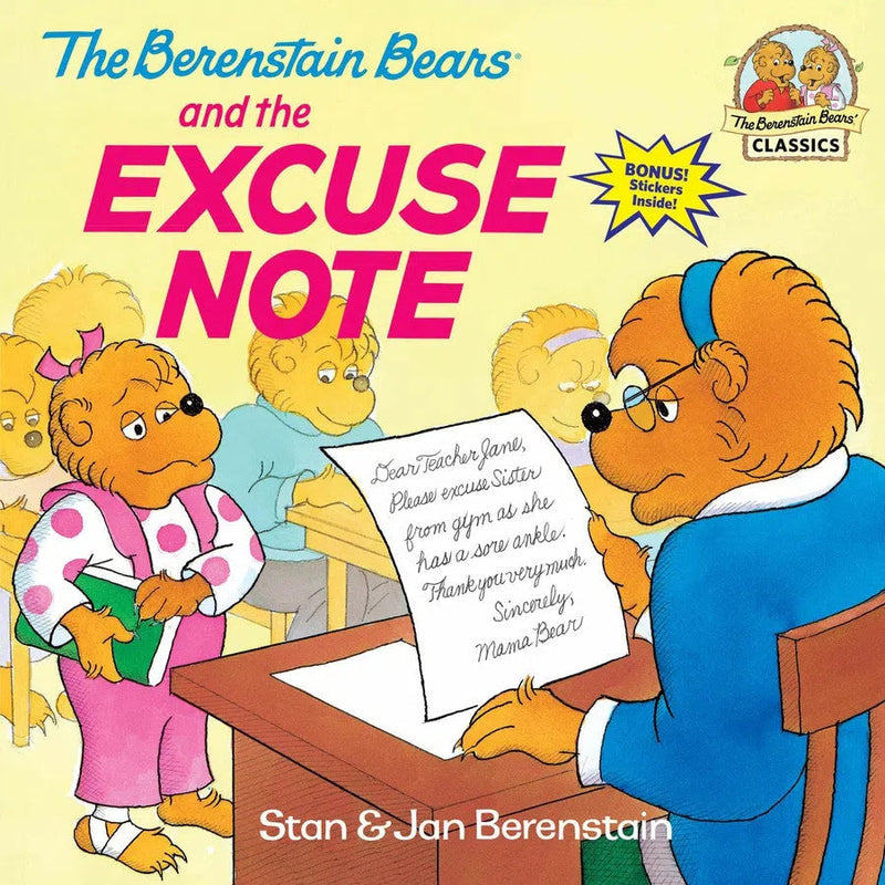 The Berenstain Bears and the Excuse Note-Children’s / Teenage fiction: General and modern fiction-買書書 BuyBookBook