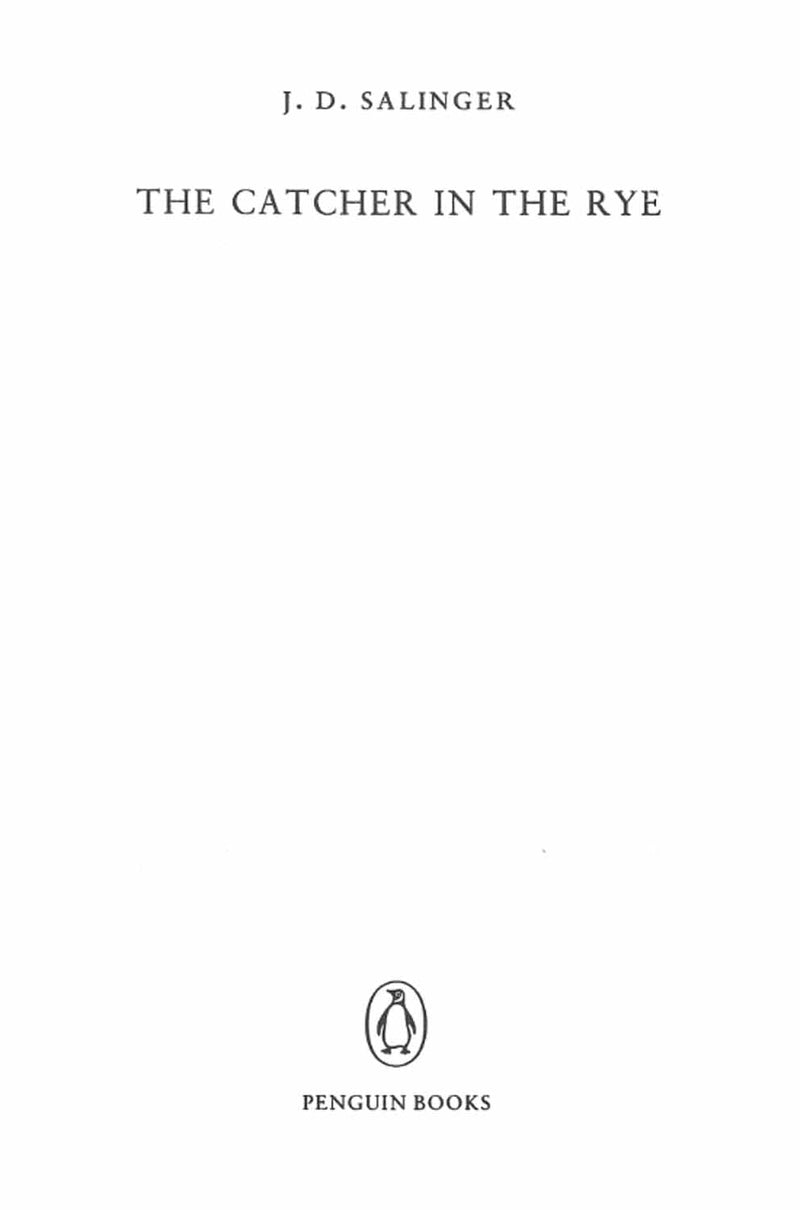 The Catcher in the Rye-Fiction: 劇情故事 General-買書書 BuyBookBook