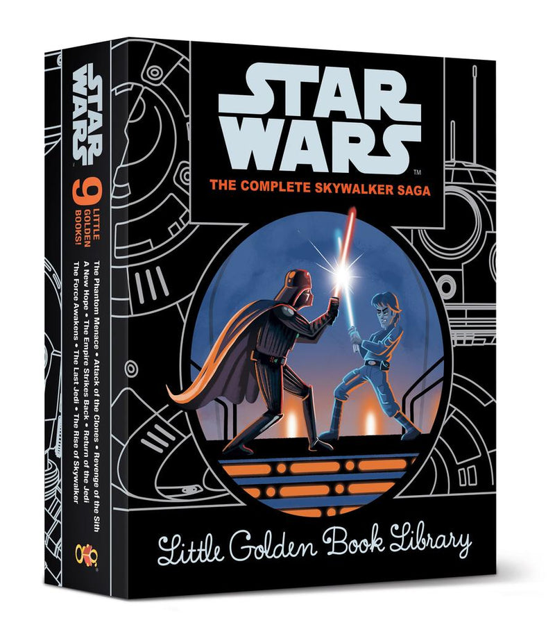 The Complete Skywalker Saga: Little Golden Book Library (Star Wars)-Children’s / Teenage fiction: General and modern fiction-買書書 BuyBookBook