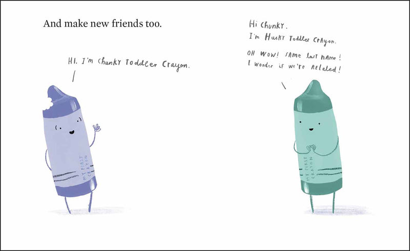 Crayons Go Back to School, The (Drew Daywalt) (Oliver Jeffers)-Fiction: 兒童繪本 Picture Books-買書書 BuyBookBook