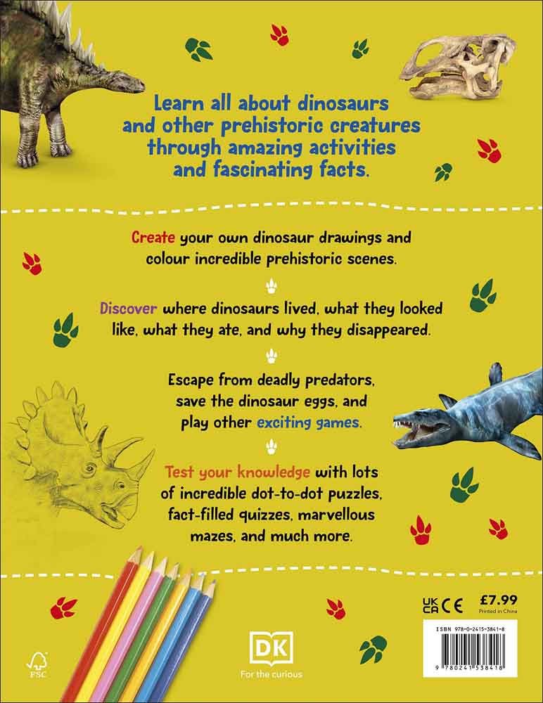 Fact-Packed Activity Book, The - Dinosaurs - 買書書 BuyBookBook