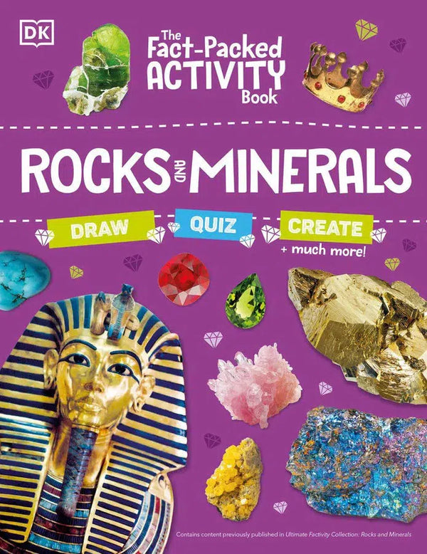 The Fact-Packed Activity Book: Rocks and Minerals-Children’s / Teenage general interest: Nature and animals-買書書 BuyBookBook