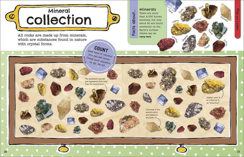 Fact-Packed Activity Book, The - Rocks and Minerals - 買書書 BuyBookBook