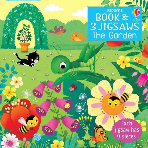 The Garden (Usborne Book and Jigsaw) (9pcs x 3 sets) Usborne