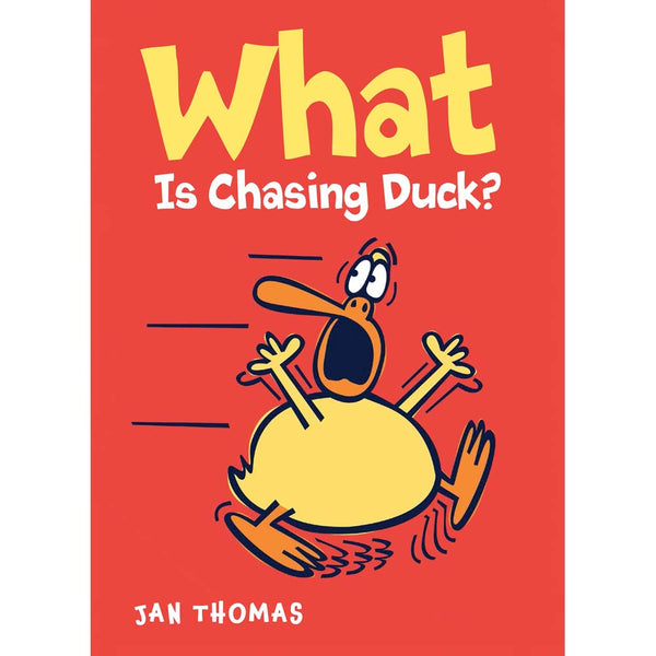 The Giggle Gang #01 What Is Chasing Duck? (Jan Thomas)-Fiction: 兒童繪本 Picture Books-買書書 BuyBookBook