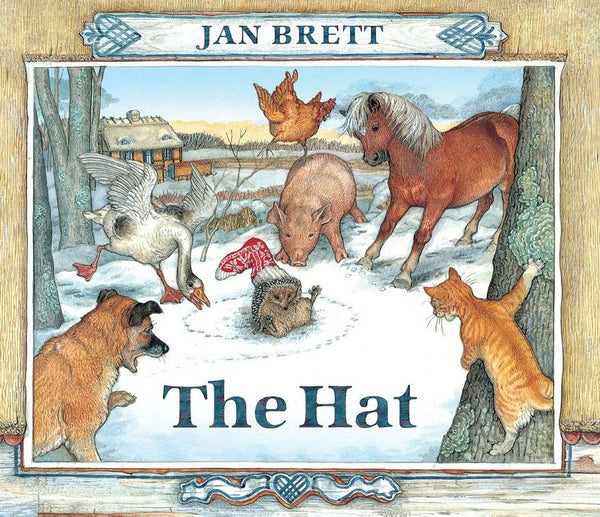 The Hat (Oversized Lap Board Book)-Children’s / Teenage fiction: General and modern fiction-買書書 BuyBookBook