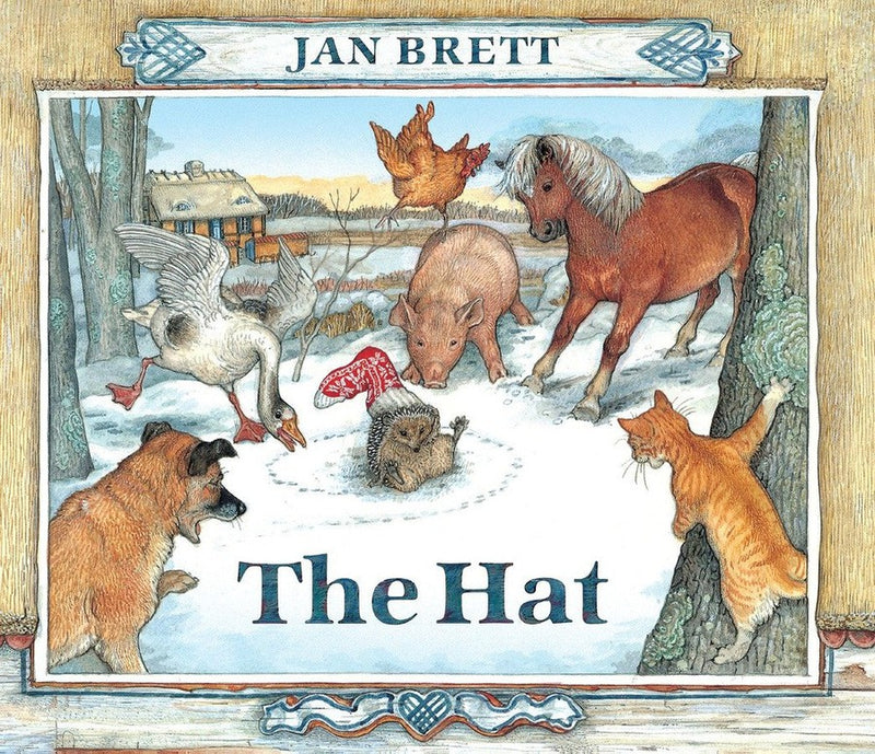 The Hat (Oversized Lap Board Book)-Children’s / Teenage fiction: General and modern fiction-買書書 BuyBookBook