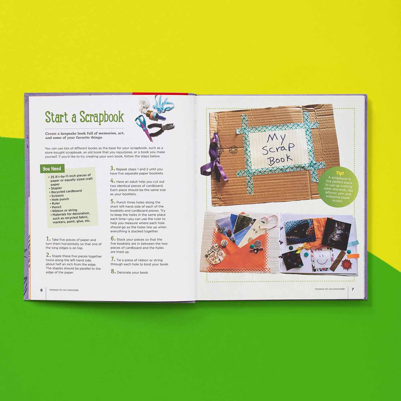 The Highlights Book of Things to Do Indoors (Highlights)-Activity: 創作手工 Creating & Crafting-買書書 BuyBookBook