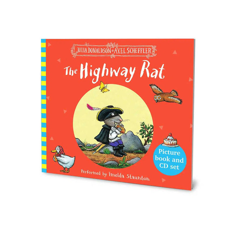 The Highway Rat (Book + CD) (Julia Donaldson)-Fiction: 兒童繪本 Picture Books-買書書 BuyBookBook