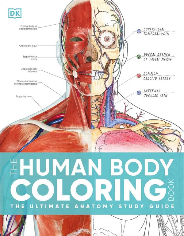 The Human Body Coloring Book-Adult colouring and activity books-買書書 BuyBookBook