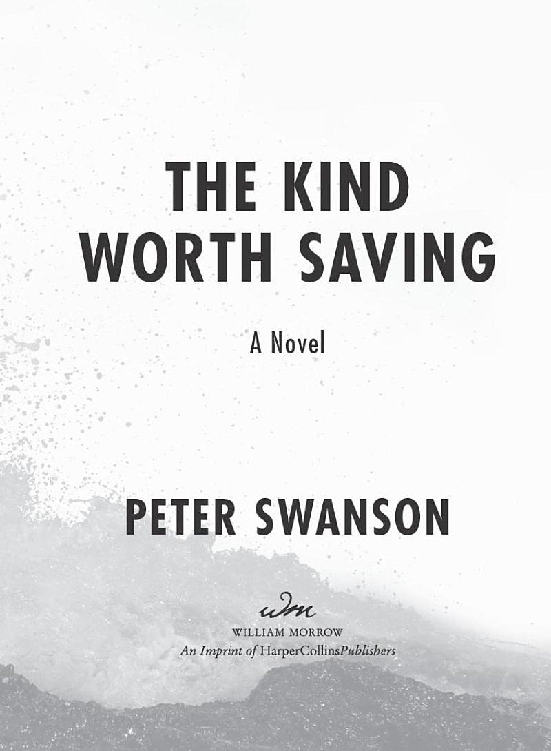 The Kind Worth Saving (Peter Swanson)-Fiction: 偵探懸疑 Detective & Mystery-買書書 BuyBookBook