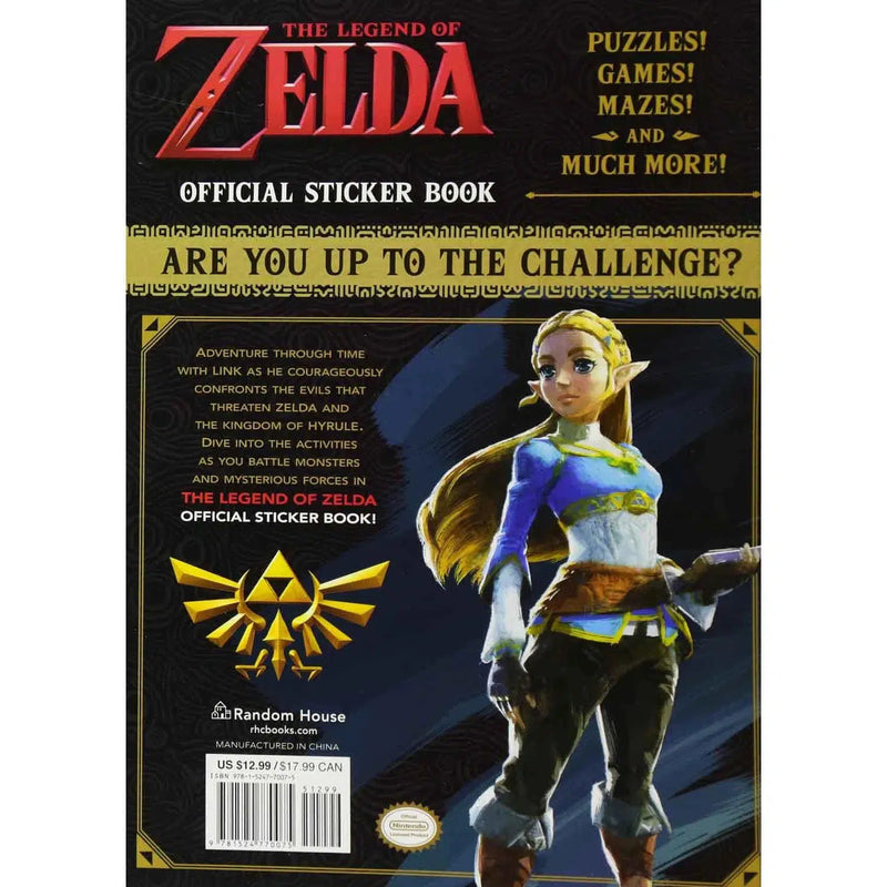 The Legend of Zelda Official Sticker Book (Nintendo) (Paperback) PRHUS