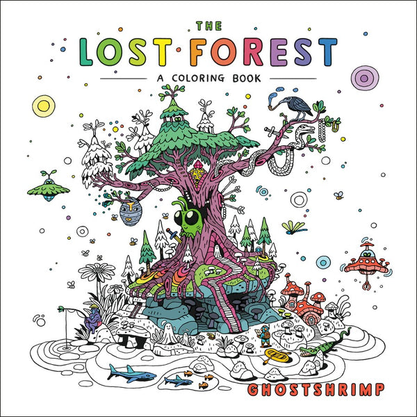 The Lost Forest-Adult colouring and activity books-買書書 BuyBookBook